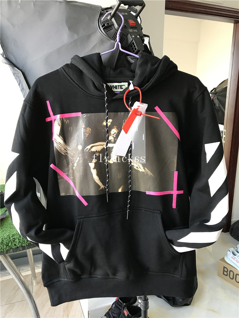 Off White OW Black Hoodie